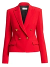 A.l.c Women's Hendrick Double Breasted Blazer In Red