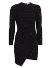 A.L.C WOMEN'S LANA STUDDED LONG-SLEEVE MINI DRESS,0400011828997