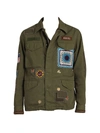 Amiri Men's Brothers Military Cargo Jacket