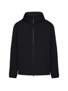 Woolrich Pacific Slim-fit Hooded Jacket In Black