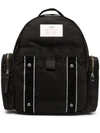 DIESEL CONTRAST-STITCH LOGO-PATCH BACKPACK