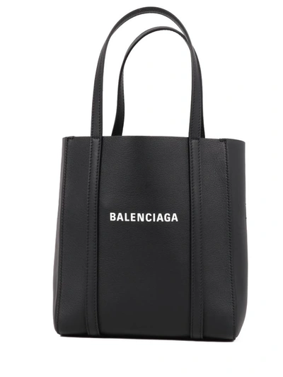 Balenciaga Tote Bag Everyday Xxs In Black