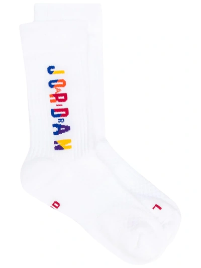 Nike Jordan Logo Socks In White