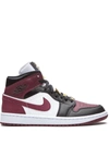 Jordan Air  1 Mid Sneakers In Red