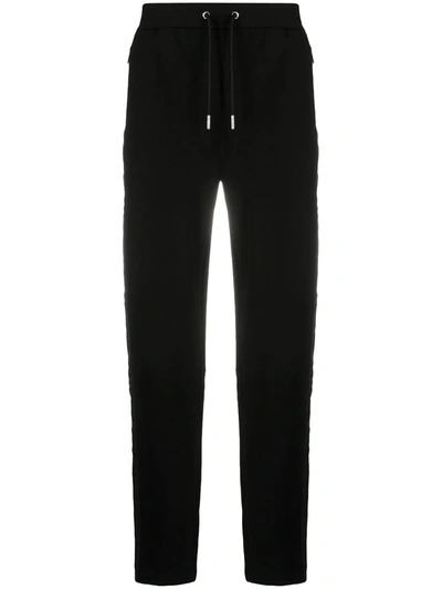 Karl Lagerfeld Drawstring-fastening Track Trousers In Black