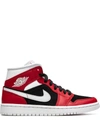 Jordan Air  1 Mid Sneakers In Red