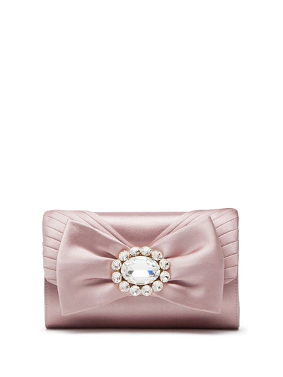 Dolce & Gabbana Embellished-detail Clutch Bag In Pink