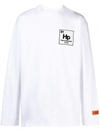 Heron Preston Element Logo-patch Sweatshirt In White