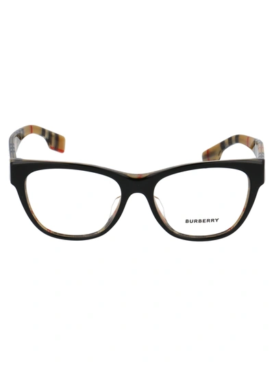 Burberry 0be2301 Glasses In 3806 Top Black On Vintage Check