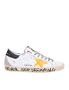 GOLDEN GOOSE SUPERSTAR SNEAKERS IN WHITE LEATHER,GMF00102F00061310343