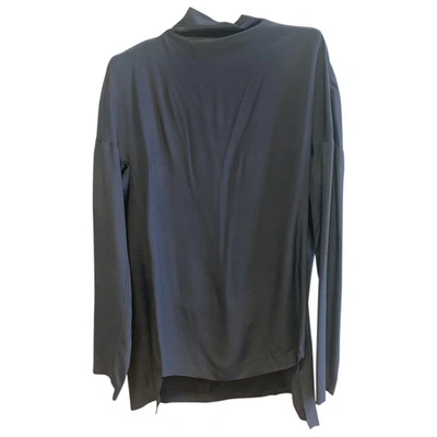 Pre-owned Dondup Silk Blouse In Blue