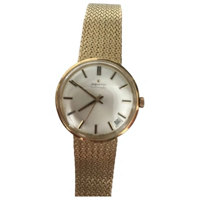 Pre-owned Zenith Yellow Gold Watch