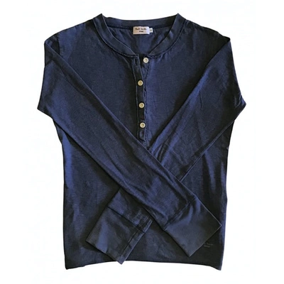 Pre-owned Paul Smith Jersey Top In Blue