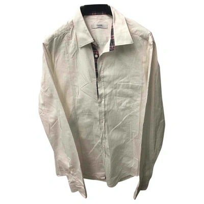 Pre-owned Aglini Shirt In White