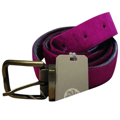 Pre-owned Hoss Intropia Leather Belt In Multicolour