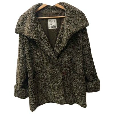 Pre-owned Moschino Cheap And Chic Coat In Brown