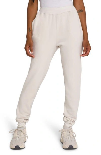 Good American Good Waist Cotton Terry Joggers In Bone001