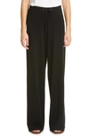 Co Elastic Drawstring Pants In Black
