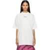 VETEMENTS WHITE LOGO PATCH T-SHIRT