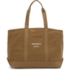 NORSE PROJECTS BROWN CANVAS STEFAN TOTE