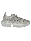 JIMMY CHOO JIMMY CHOO DIAMOND CRYSTAL EMBELLISHED SNEAKERS