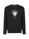 VERSACE VERSACE MEDUSA PRINTED SWEATSHIRT