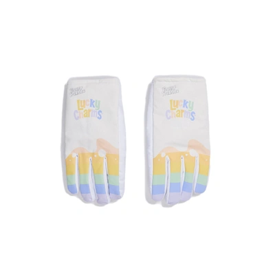 Pre-owned Kith  For Lucky Charms Freezy Freakies Gloves White