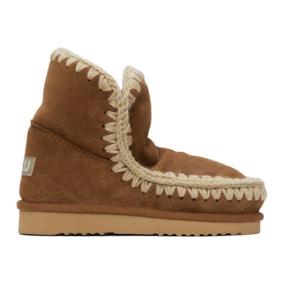 Mou Eskimo 18 In Cognac Sheepskin In Light Brown