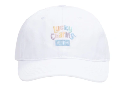 Pre-owned Kith  For Lucky Charms Logo Cap White