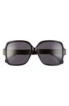 ALAÏA 56MM SQUARE SUNGLASSES,AA0037S001