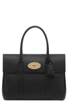 MULBERRY BAYSWATER PEBBLED LEATHER SATCHEL,HH6631-000