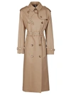 BURBERRY BURBERRY VINTAGE CHECK LAYERED TRENCH COAT