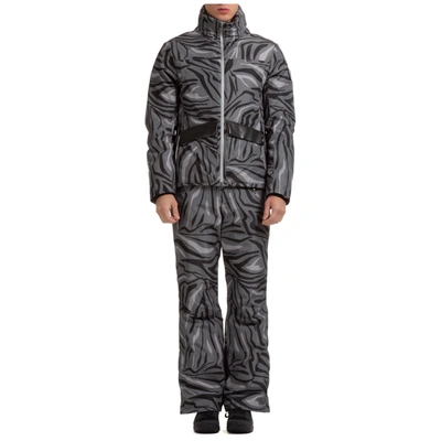 Ea7 Men's Ski Suit Jacket Trousers Winter In Black