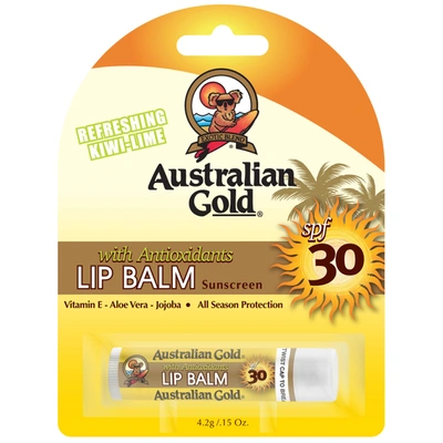 Australian Gold Spf 30 Lip Balm Blister 4,2 G In White
