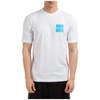 Outhere Men's Short Sleeve T-shirt Crew Neckline Jumper  Lunar In White