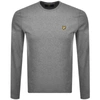 Lyle & Scott Lyle And Scott Crew Neck Merino Knit Jumper Grey In Grey