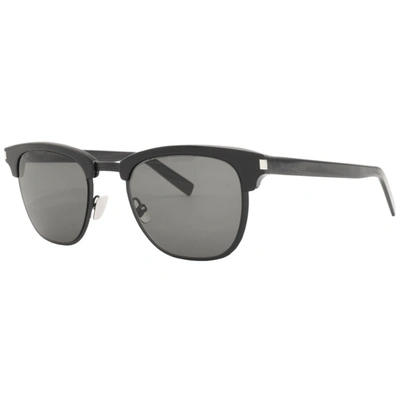 Saint Laurent 108k Slim 001 Sunglasses Black