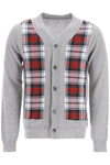 COMME DES GARÇONS COMME DES GARCONS SHIRT CARDIGAN WITH TARTAN PANELS