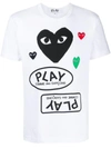 COMME DES GARÇONS COMME DES GARCONS T-SHIRTS AND POLOS WHITE