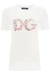 DOLCE & GABBANA DOLCE & GABBANA EMBROIDERED LOGO T-SHIRT