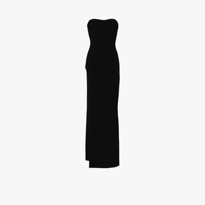 MONOT THIGH SLIT TUBE GOWN,PF2021DR07Crepe15762930