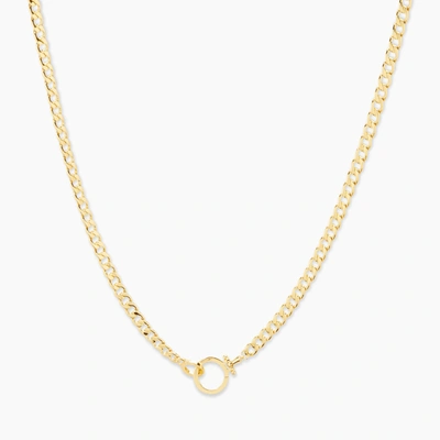 Wilder Necklace In Gold Plated Brass, Women's