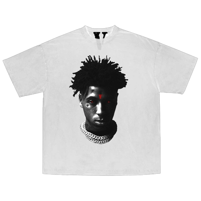 Pre-owned Youngboy Nba X Vlone Reaper's Child Tee White