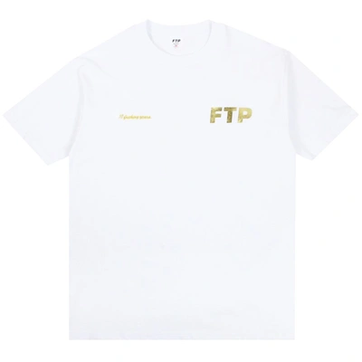 Pre-owned Ftp  10 Year Logo Tee White