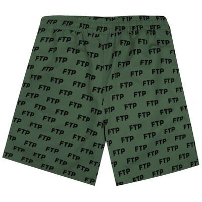 Pre-owned Ftp  Allover Short Olive