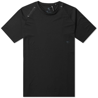Pre-owned Nikelab X Mmw Men's Short Sleeve Top Black