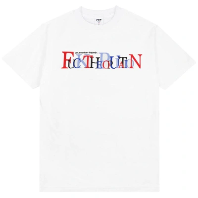 Pre-owned Ftp  Tragedy Tee White