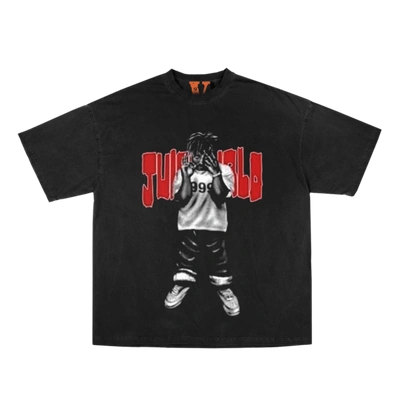Pre-owned Juice Wrld  X Vlone Man Of The Year Tee Black