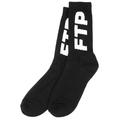 Pre-owned Ftp  Logo Sock Black