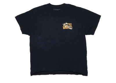 Pre-owned Travis Scott  Astroworld Houston Exclusive T-shirt Black